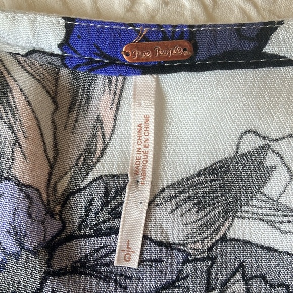 Free people swing tunic or mini dress in fun orchid print. - Picture 8 of 16